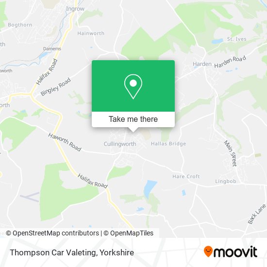 Thompson Car Valeting map