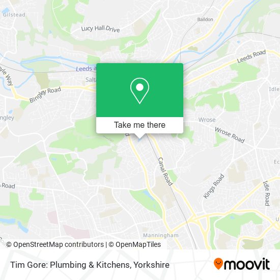 Tim Gore: Plumbing & Kitchens map