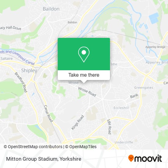 Mitton Group Stadium map