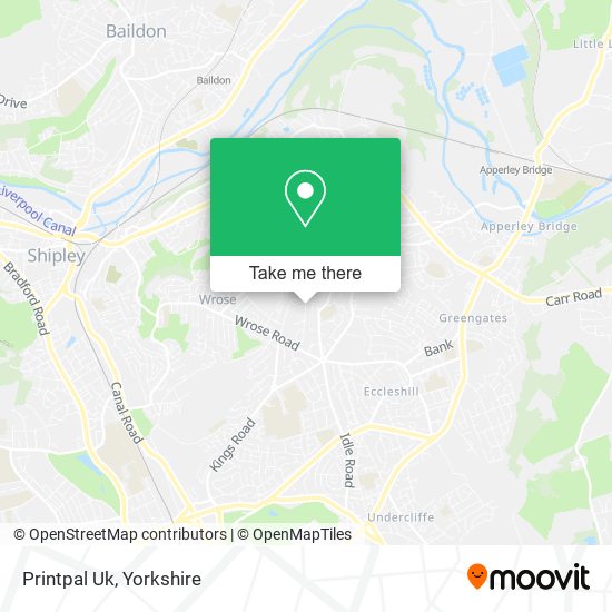 Printpal Uk map