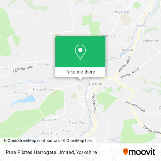 Pure Pilates Harrogate Limited map