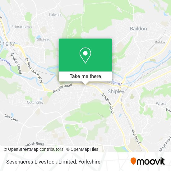 Sevenacres Livestock Limited map