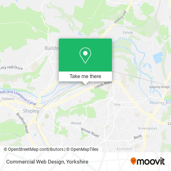 Commercial Web Design map