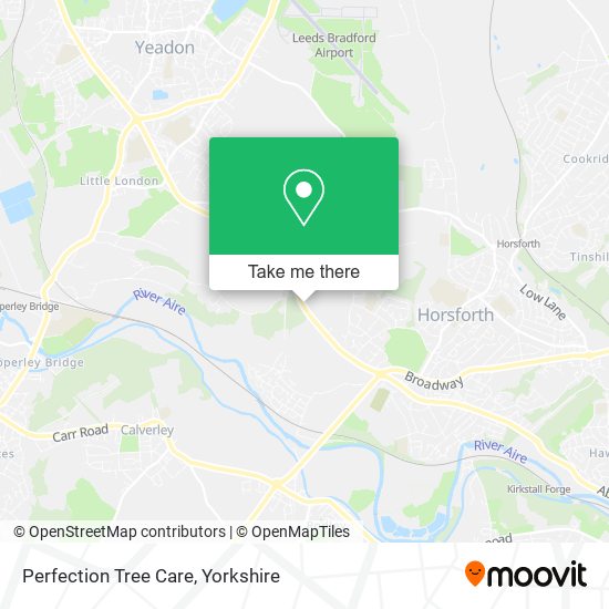 Perfection Tree Care map