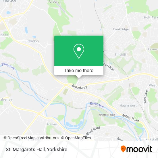 St. Margarets Hall map