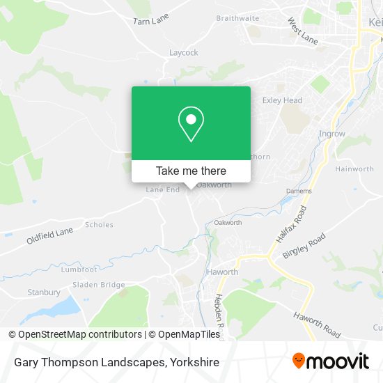 Gary Thompson Landscapes map