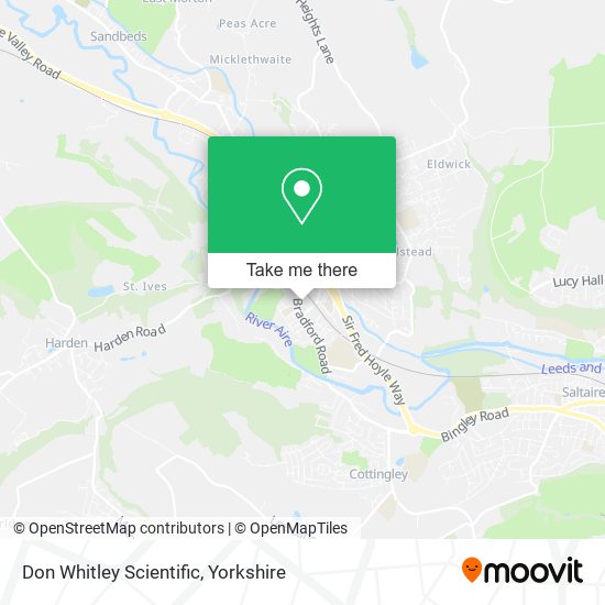 Don Whitley Scientific map