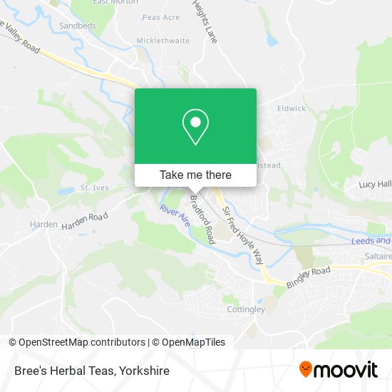 Bree's Herbal Teas map