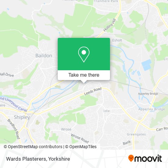 Wards Plasterers map