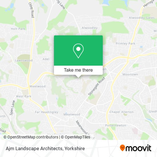 Ajm Landscape Architects map
