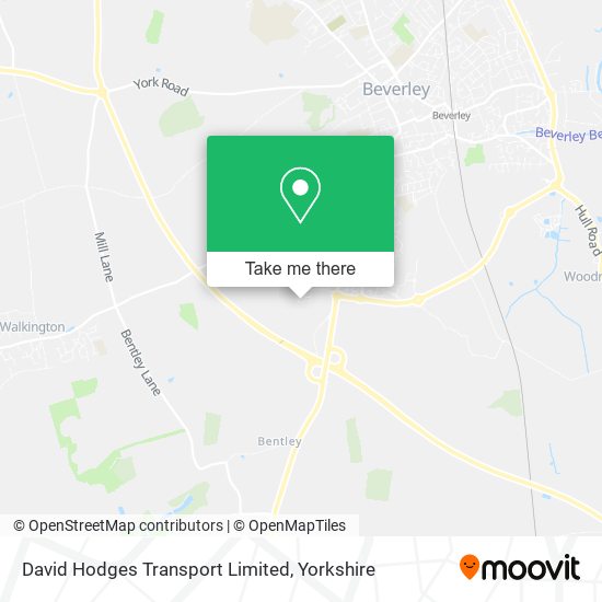 David Hodges Transport Limited map