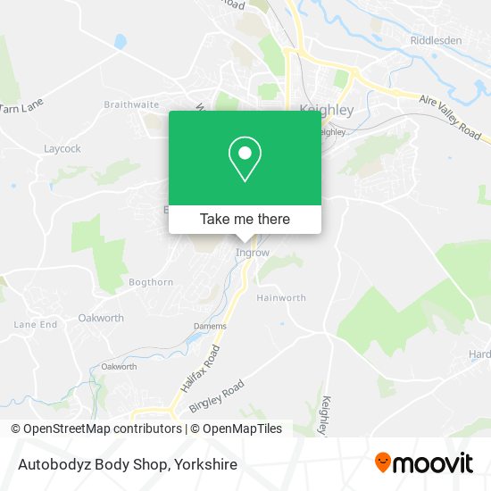 Autobodyz Body Shop map