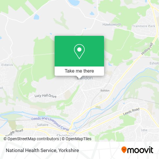 National Health Service map