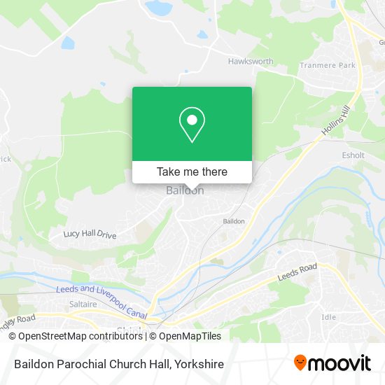 Baildon Parochial Church Hall map