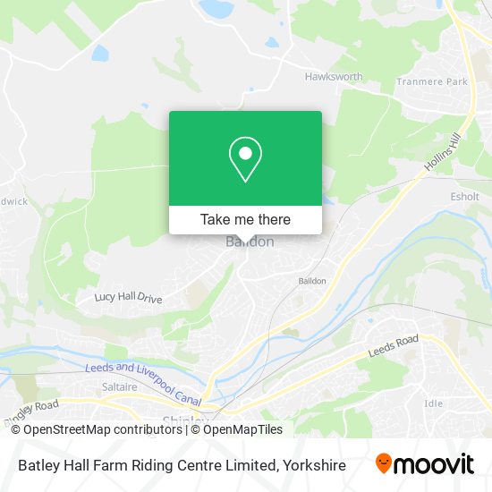 Batley Hall Farm Riding Centre Limited map