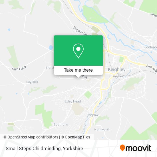 Small Steps Childminding map