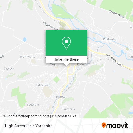 High Street Hair map