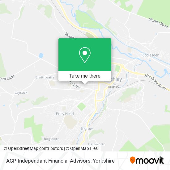 ACP Independant Financial Advisors map