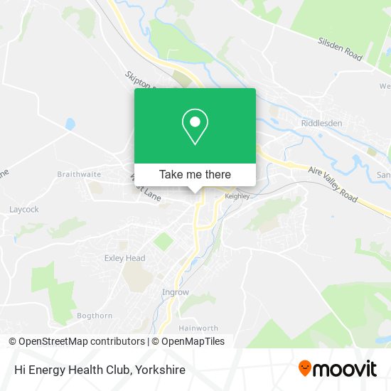 Hi Energy Health Club map
