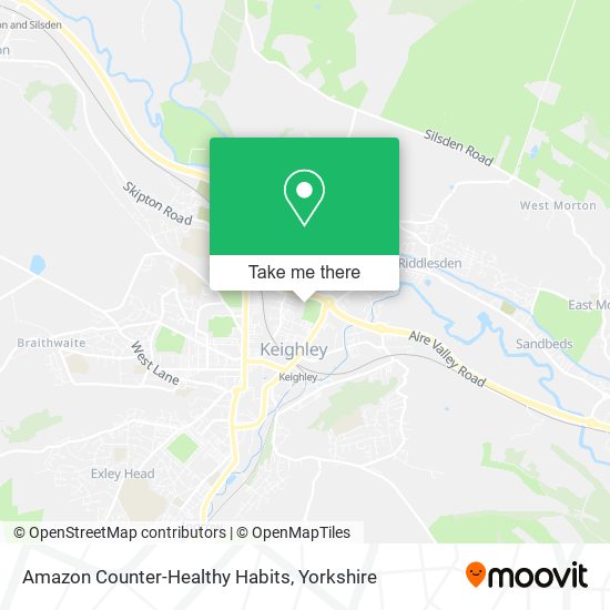 Amazon Counter-Healthy Habits map