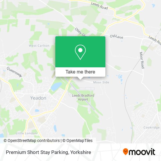 Premium Short Stay Parking map