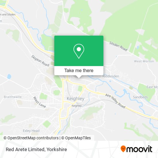 Red Arete Limited map