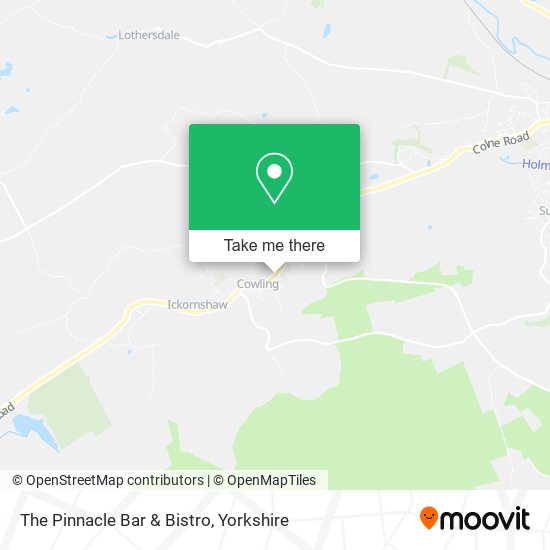 The Pinnacle Bar & Bistro map