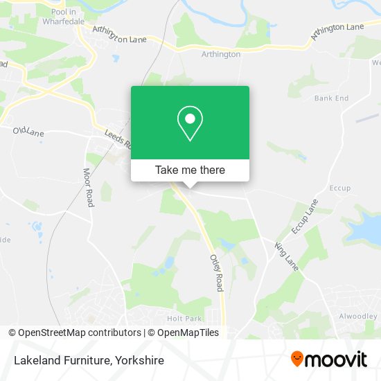 Lakeland Furniture map