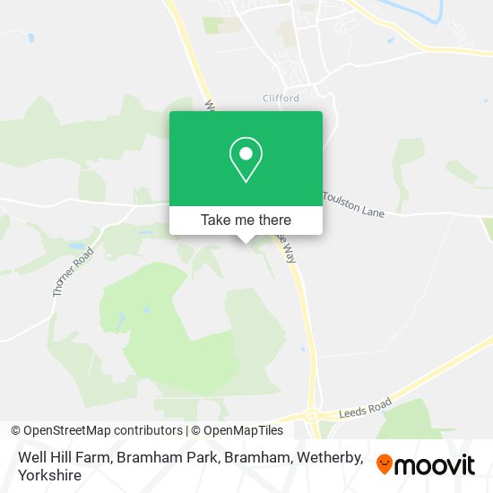 Well Hill Farm, Bramham Park, Bramham, Wetherby map
