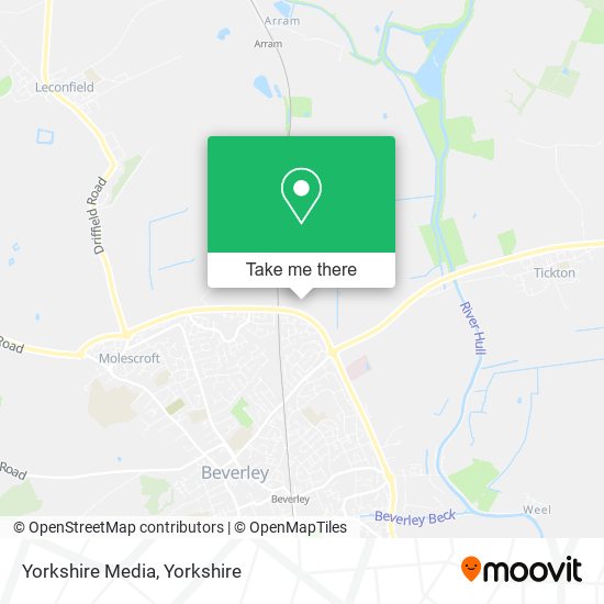 Yorkshire Media map
