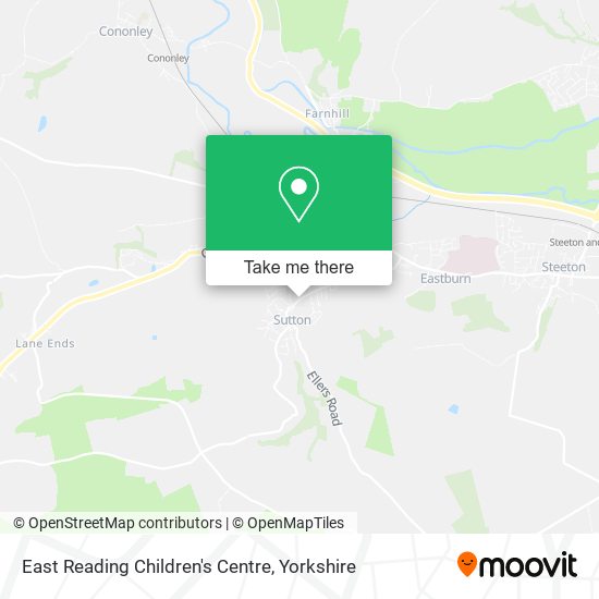 East Reading Children's Centre map