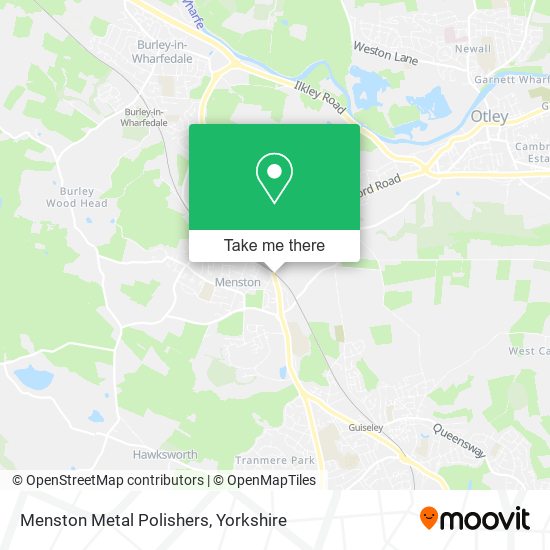 Menston Metal Polishers map