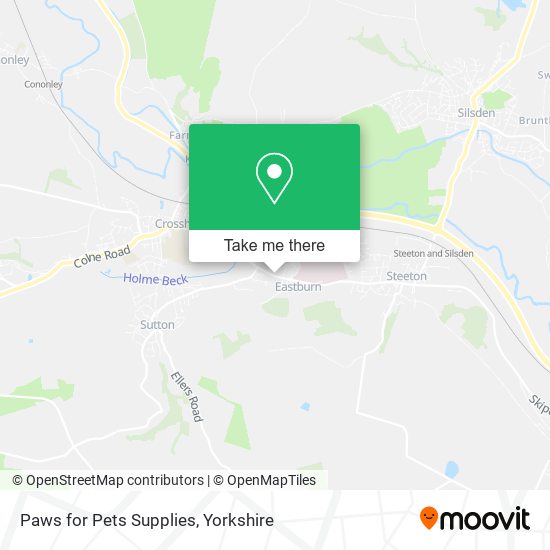 Paws for Pets Supplies map