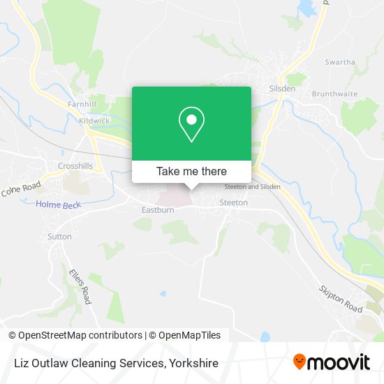 Liz Outlaw Cleaning Services map