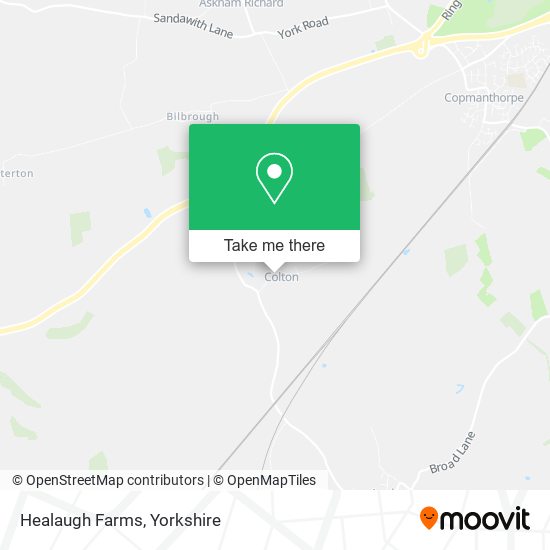 Healaugh Farms map