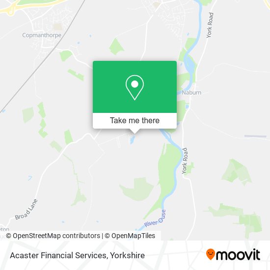 Acaster Financial Services map