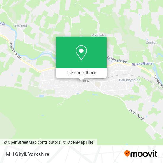 Mill Ghyll map
