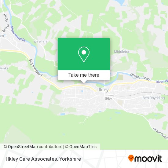 Ilkley Care Associates map