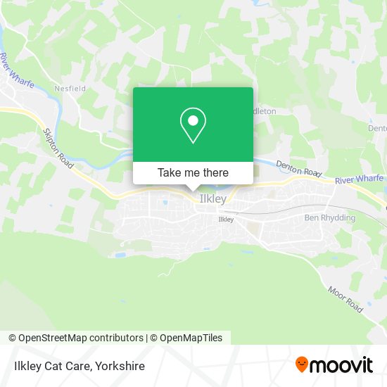 Ilkley Cat Care map