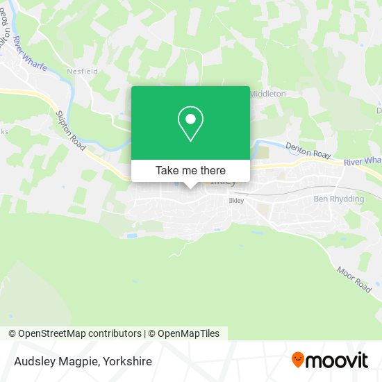 Audsley Magpie map