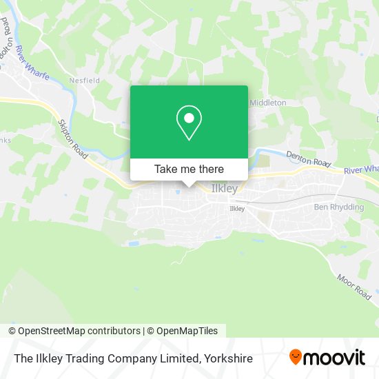 The Ilkley Trading Company Limited map