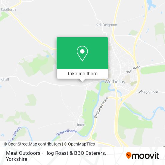Meat Outdoors - Hog Roast & BBQ Caterers map