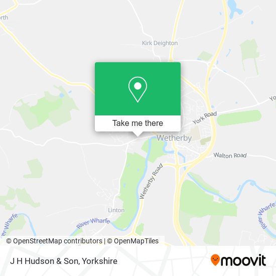 J H Hudson & Son map