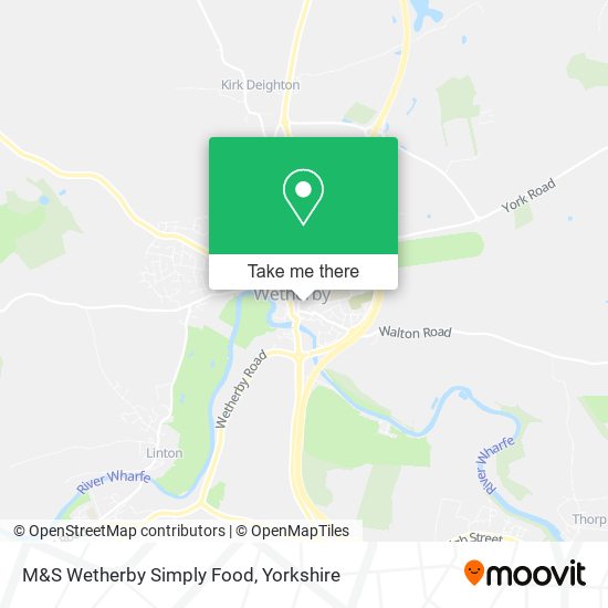 M&S Wetherby Simply Food map