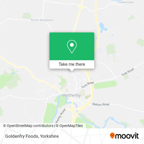 Goldenfry Foods map