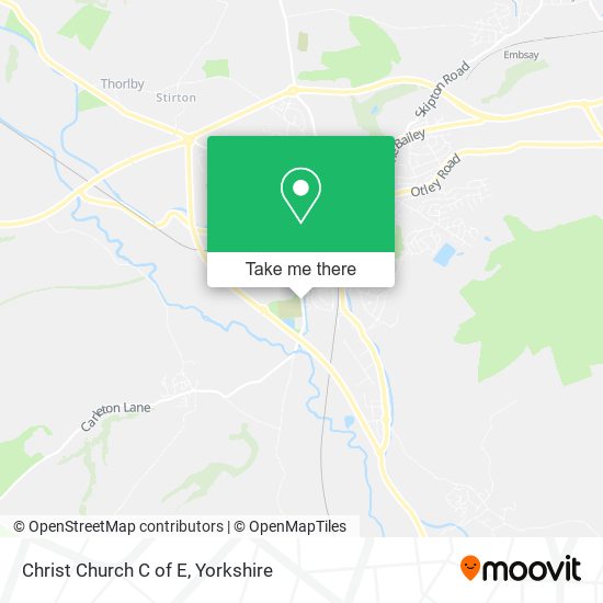 Christ Church C of E map