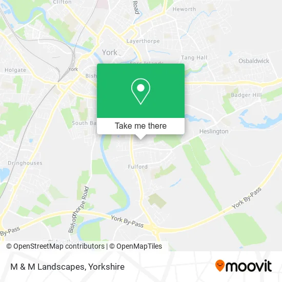 M & M Landscapes map