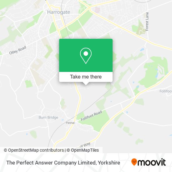 The Perfect Answer Company Limited map