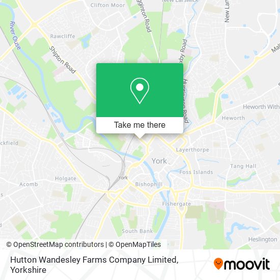 Hutton Wandesley Farms Company Limited map