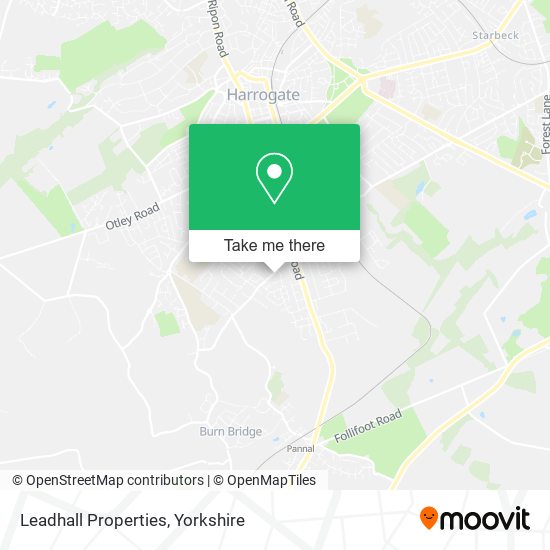 Leadhall Properties map